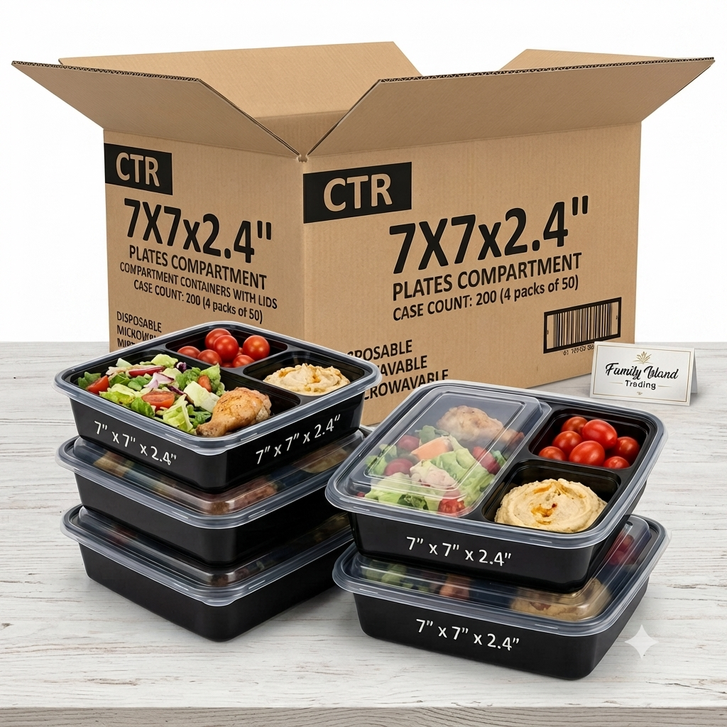 CTR 7 × 7 × 2.4 Compartment Plates