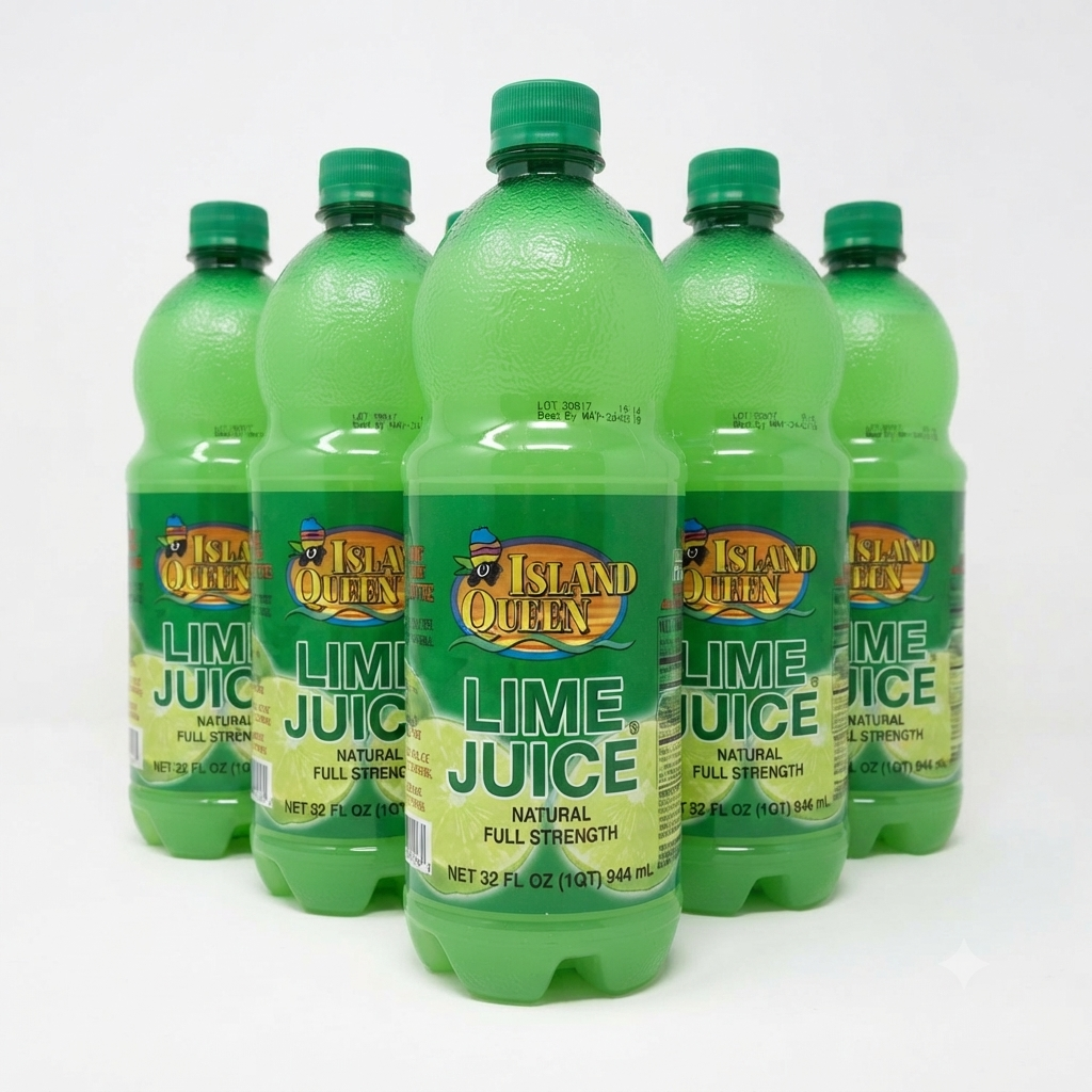 Island Queen Lime Juice 32 oz – 12 Count Case