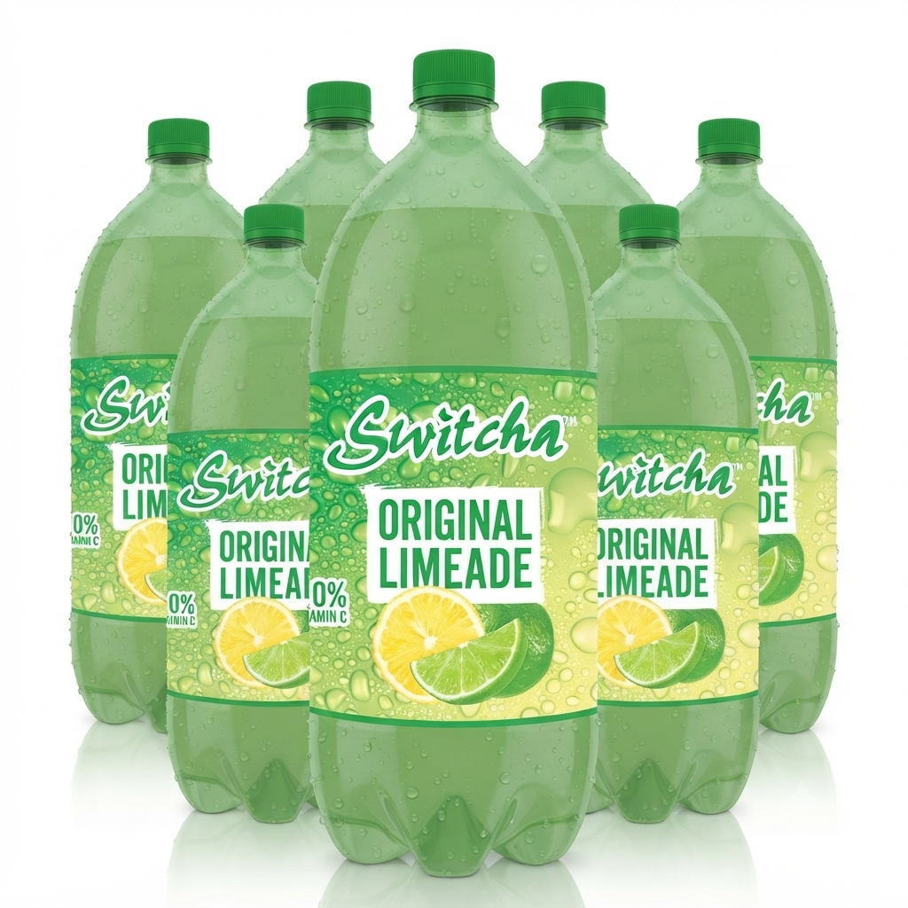 Switcha Limeade – 2 Liter Bottles (8 Count Case)