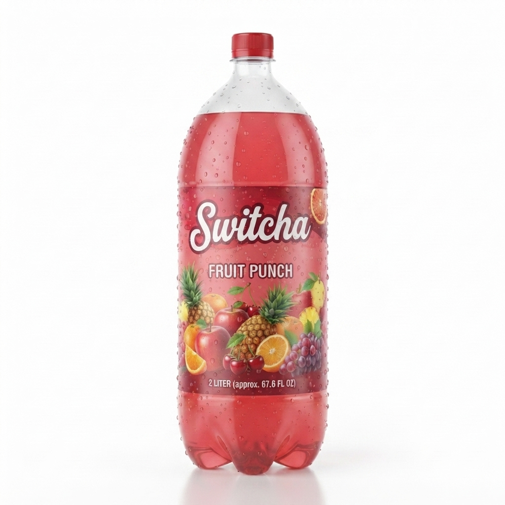Switcha Fruit Punch – 2 Liter Single Bottle