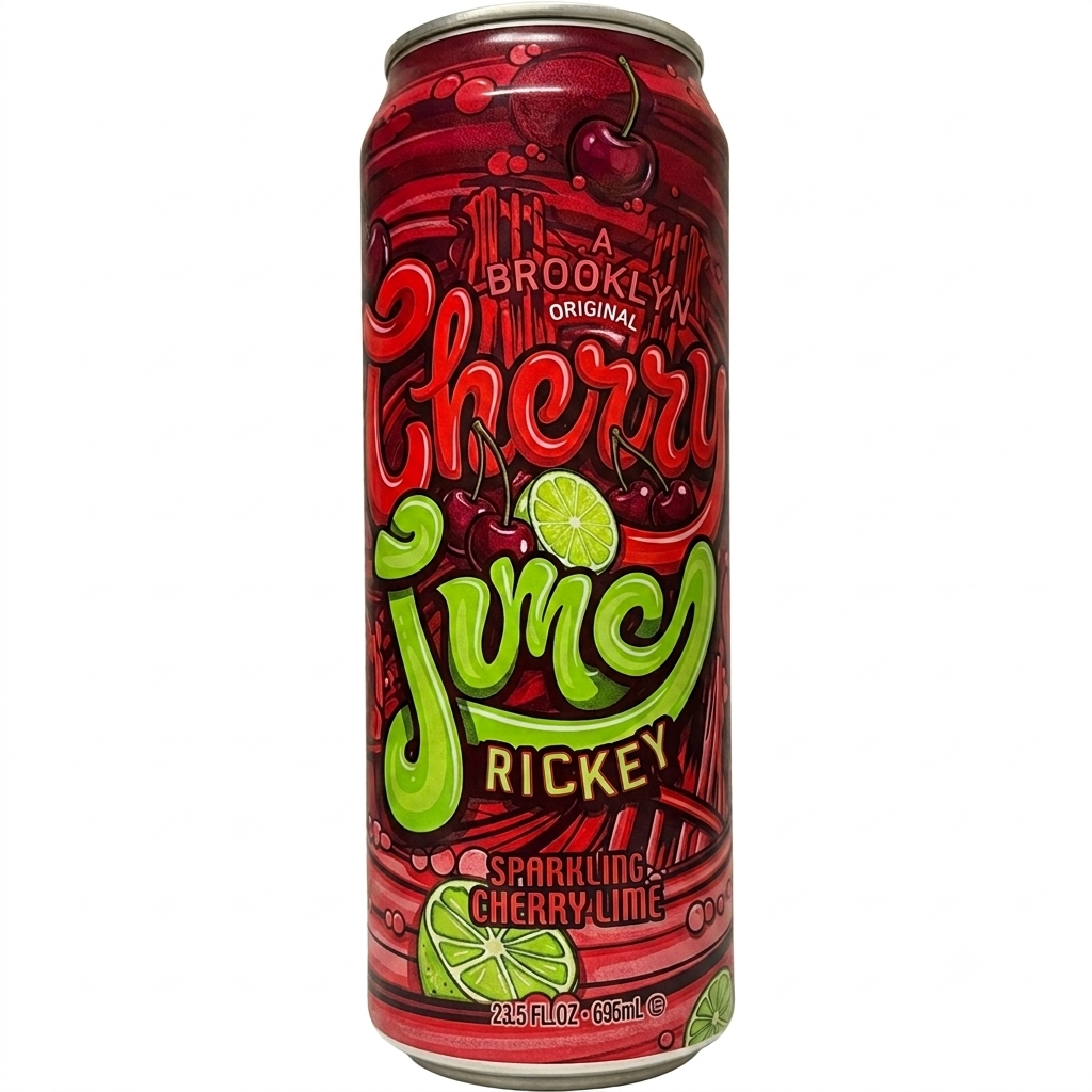 Arizona Cherry Lime Rickey Juice – 23 oz Can (24 Count)
