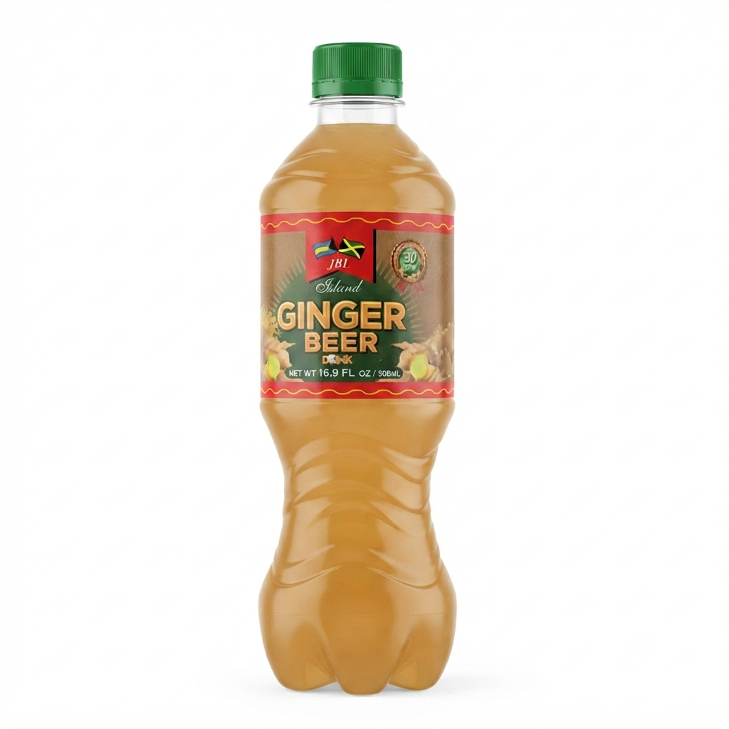 JBI Island Ginger Beer 16.9 oz – 24 Count Case