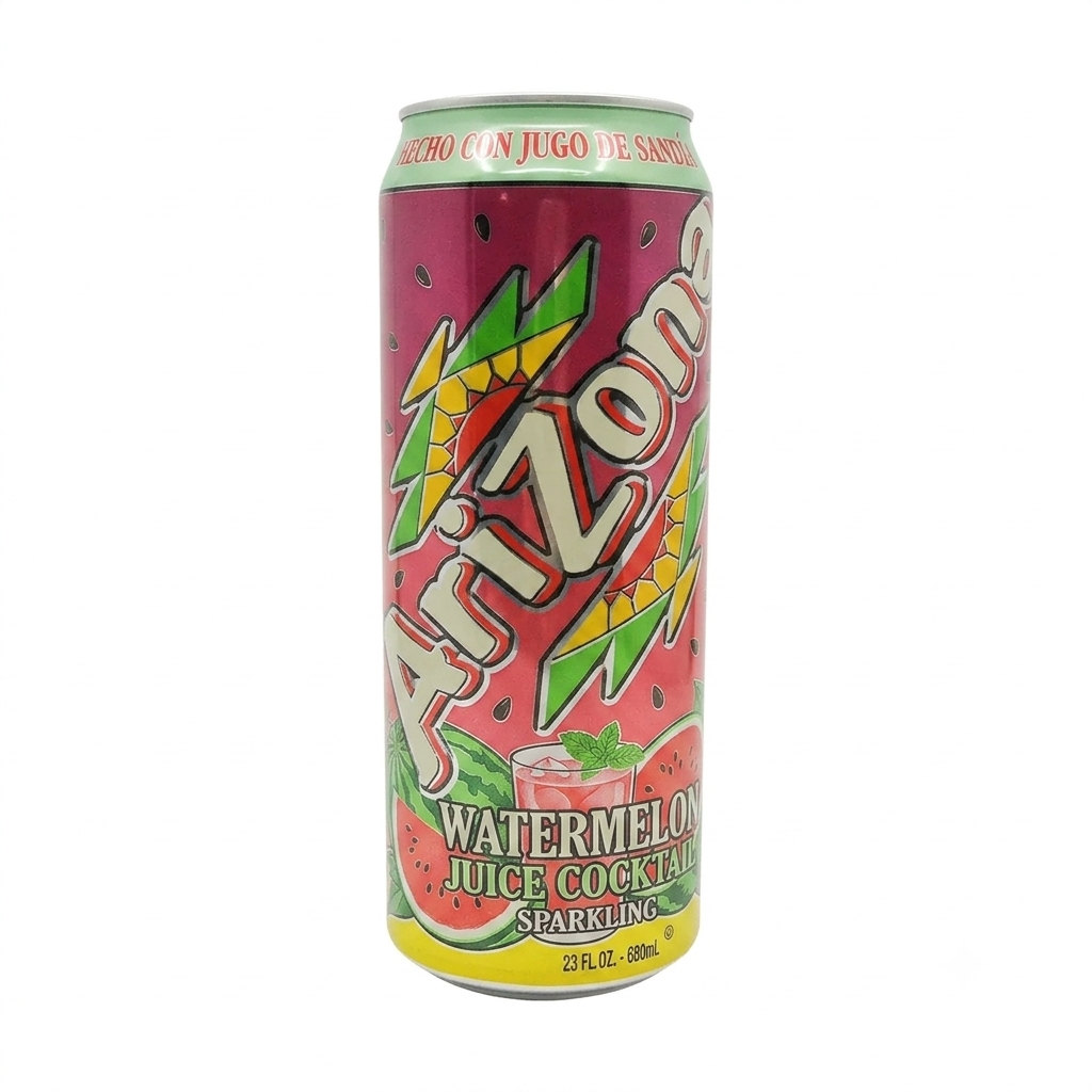 Arizona Watermelon Juice Cocktail – 23 oz Can (24 Count)