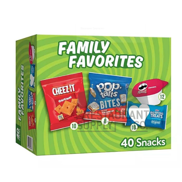 Family Favorites Mixed Snacks – 40 Count Variety Pack
