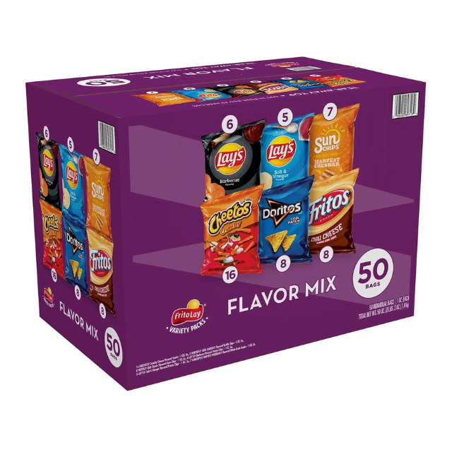 Frito Lay Flavor Mix – 50 Bags