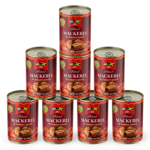 JBI Jack Mackerel in Tomato Sauce 15 oz – 24 Count Case