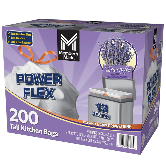 Member's Mark 13 Gallon Trash Bags