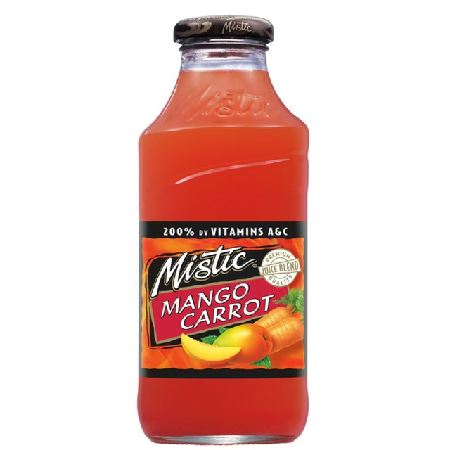 Mistic Mango Carrot Juice 16 oz – 12 Count Case