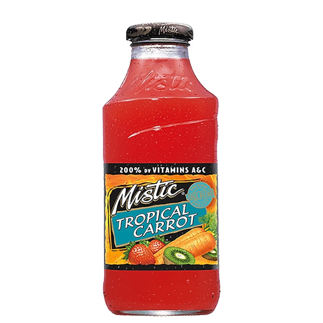Mistic Tropical Carrot Juice 16 oz – 12 Count Case