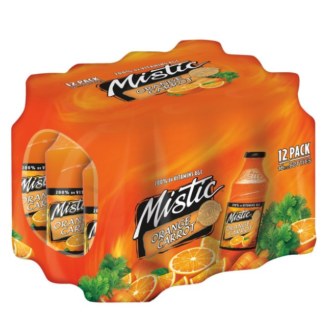 Mistic Orange Carrot Juice 16 oz – 12 Count Case