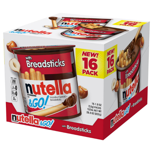 Nutella & Go! Snack Packs – 16 Count