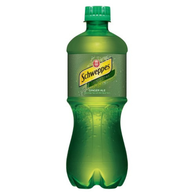 Schweppes Ginger Ale 20 oz Bottle
