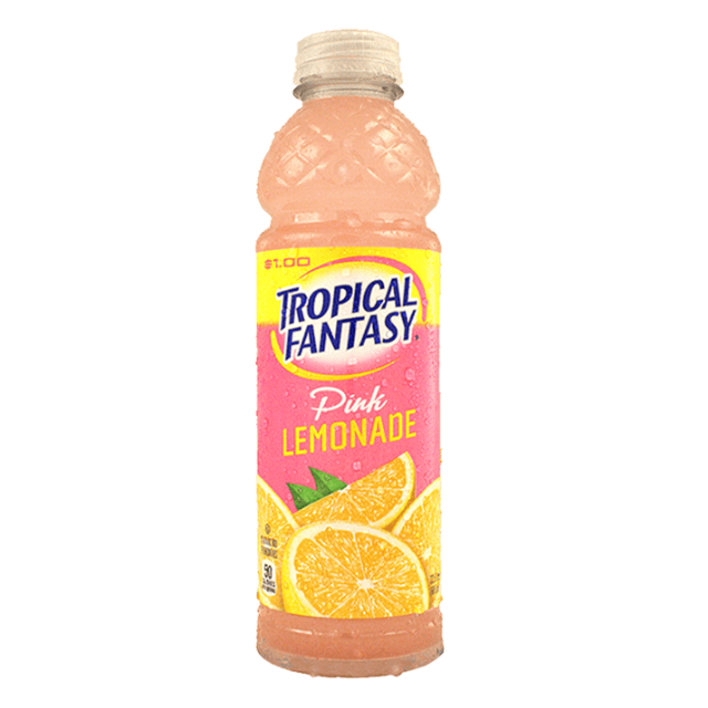Tropical Fantasy Pink Lemonade – 22.5 oz Bottles (24 Count Case)
