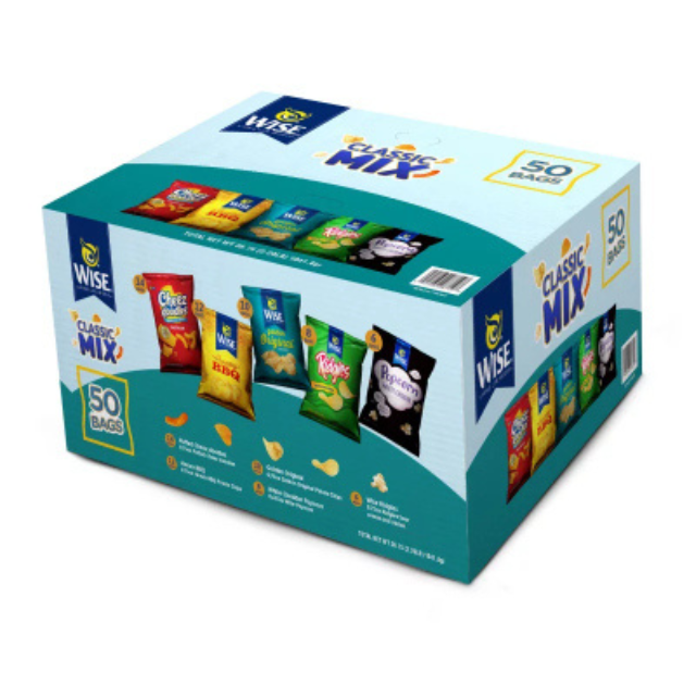 Wise Chips Classic Mix – 50 Count Box