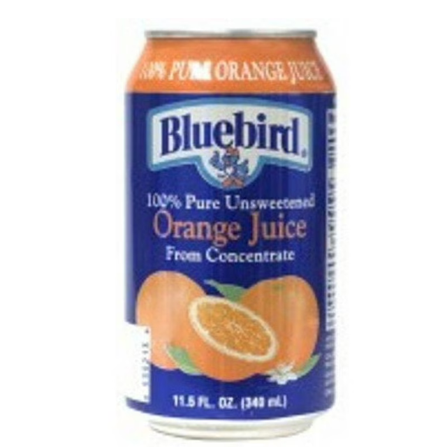 Bluebird Orange Juice – 11.5 oz (24 Count Case)