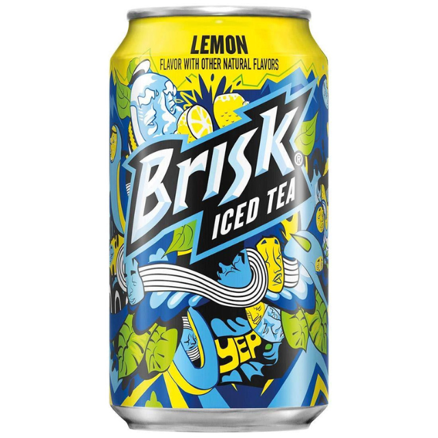 Brisk Iced Tea Lemon – 12 oz Can (36 Count Case)