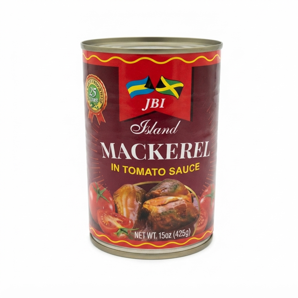 JBI Jack Mackerel in Tomato Sauce 15 oz Can