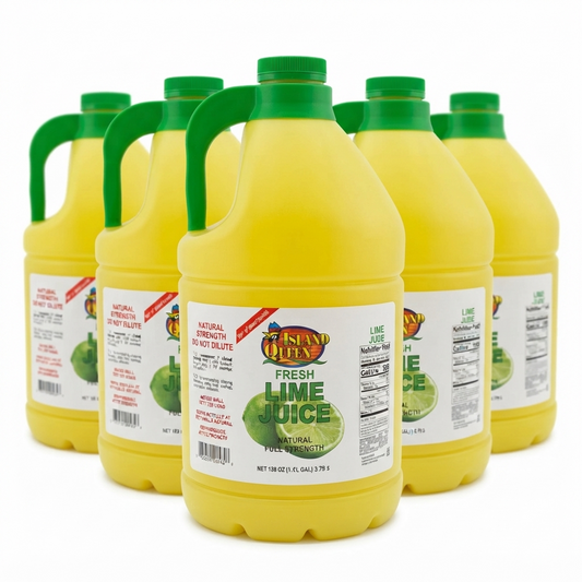 Island Queen Lime Juice 1 Gallon – 4 Count Case