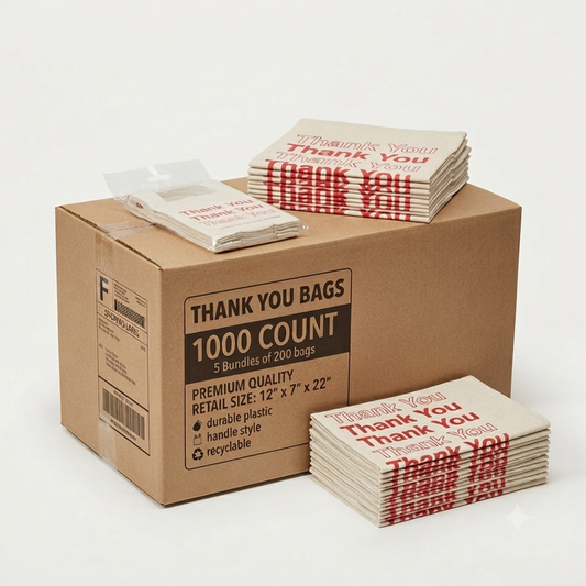 Thank You Bags – 1000 Count Pack