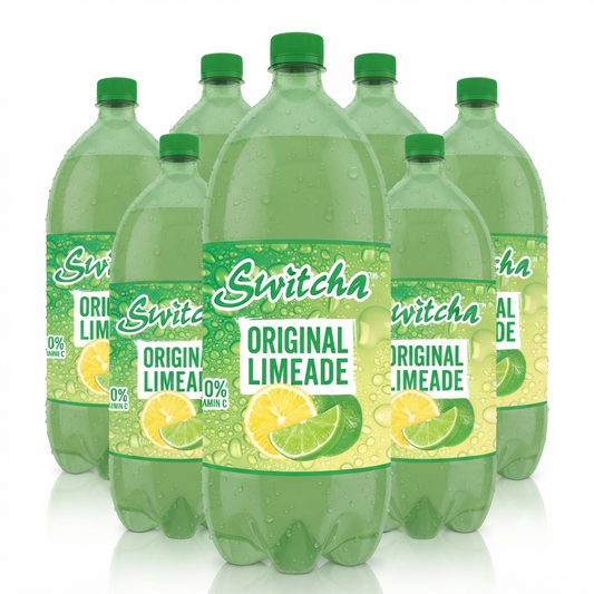 Switcha Limeade – 2 Liter Bottles (8 Count Case)