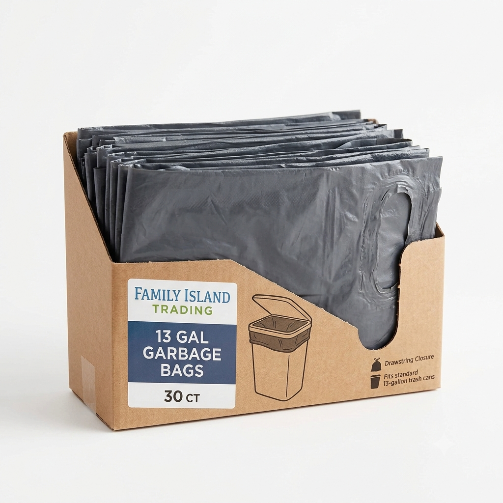 13 Gallon Garbage Bags – 30 Count