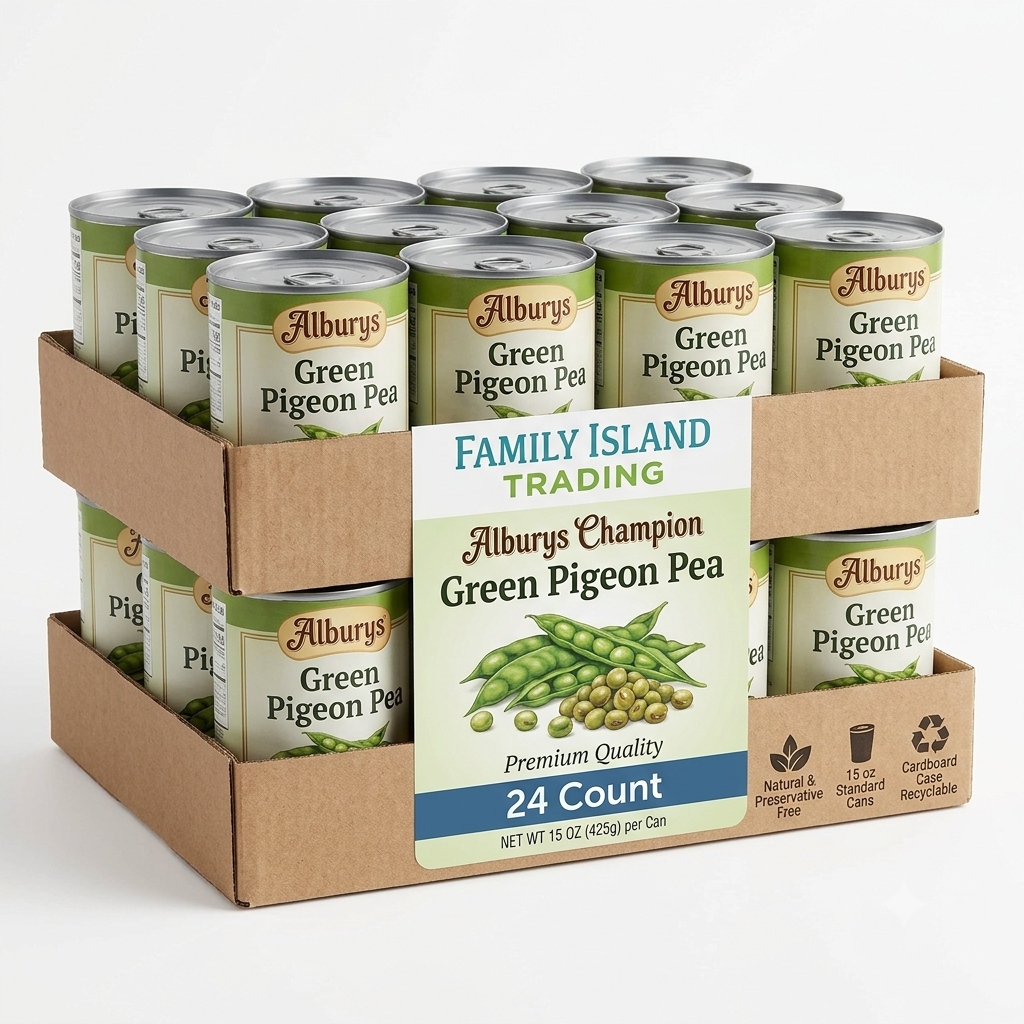 Albury's Champion Green Pigeon Peas – 15 oz (24 Count Case) Price