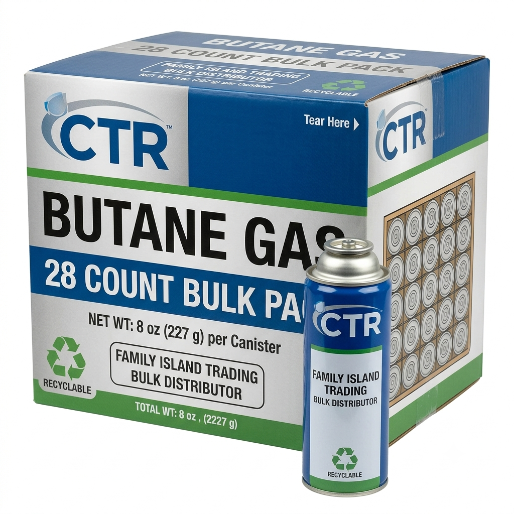 CTR Butane Gas – 28 Count Case