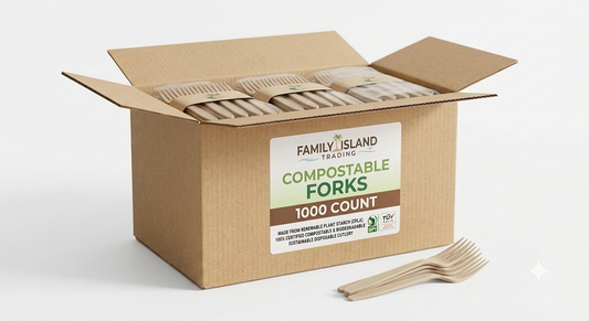 Compostable Forks – 1,000 Count Case