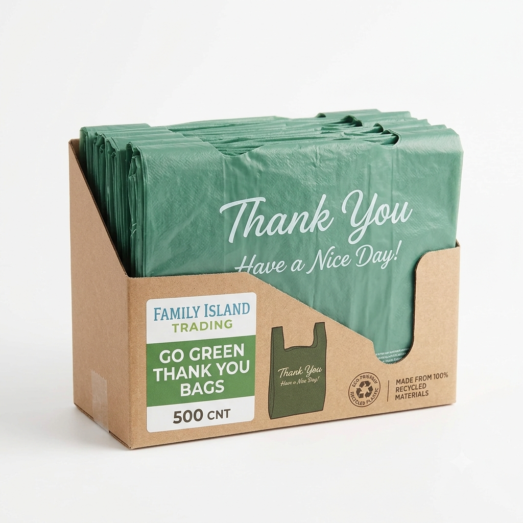 Go Green Thank You Bags – 500 Count