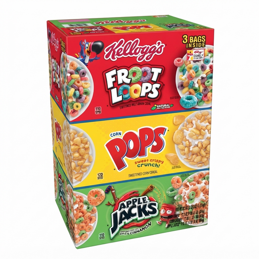 Kellogg's Tri Cereal 2 lbs 5.3 oz – 3 Bag Pack