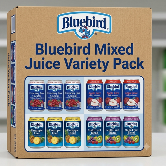 Bluebird Mixed Juice Variety Pack – 24 Count Case