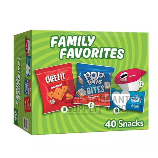 Family Favorites Mixed Snacks – 40 Count Variety Pack