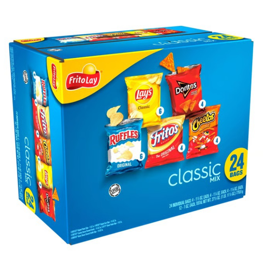 Frito Lay Classic Variety Chips – 24 Count Pack