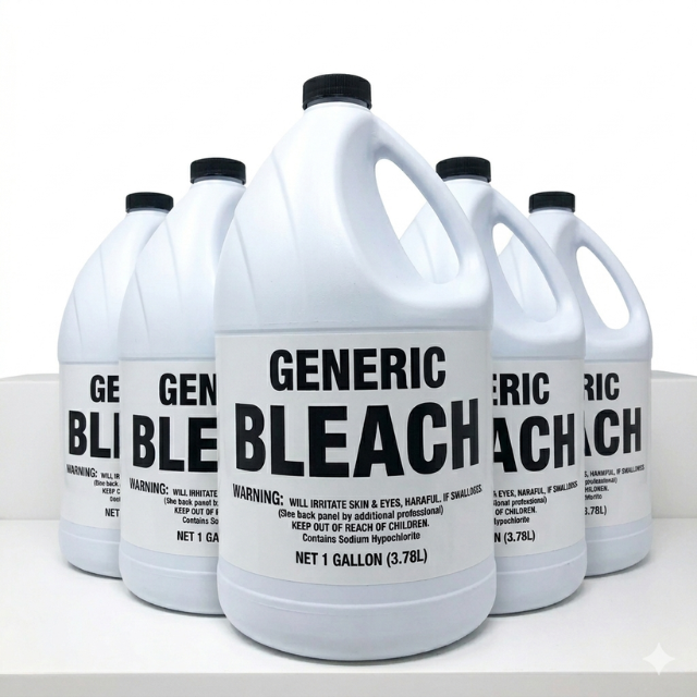 Generic Bleach – 1 Gallon (6 Count Case)