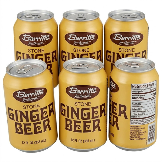 Ginger Beer Soda – 12 oz Cans (24 Count Case)