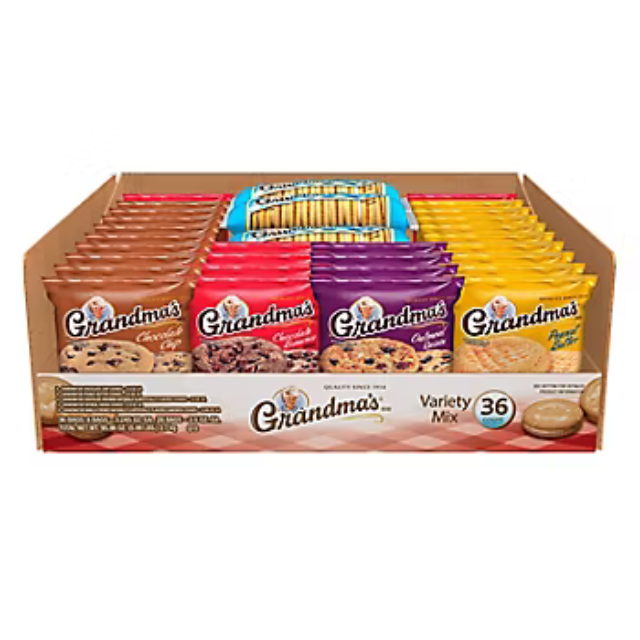 Grandma's Variety Cookies – 36 Count Pack