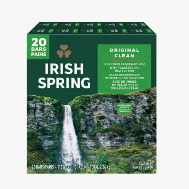 Irish Spring Soap – 20 Count Pack
