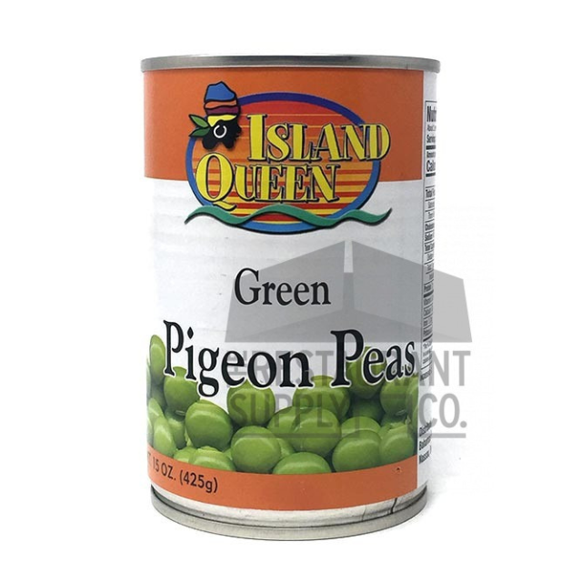 Island Queen Green Pigeon Peas – 15 oz Can