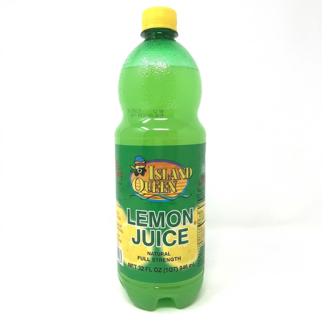 Island Queen Lemon Juice – 32 oz Single Bottle