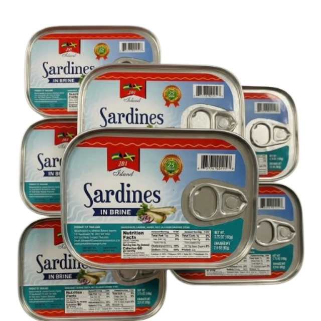 JBI Sardines in Brine 106g – 24 Count Case