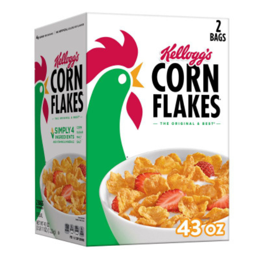 Kellogg's Corn Flakes – 2 Bag Pack