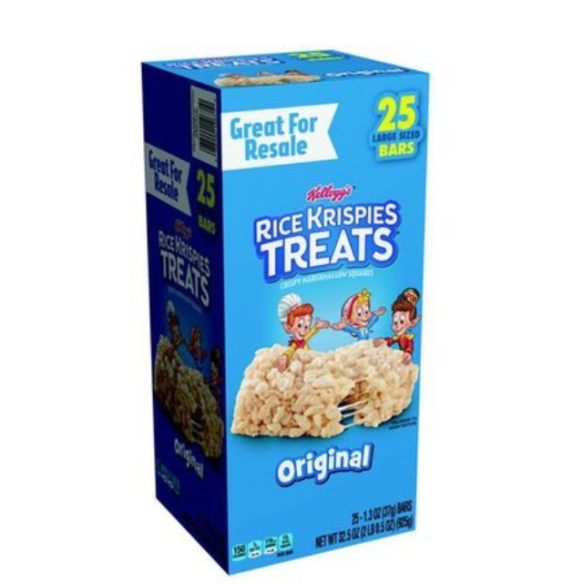 Kellogg's Rice Krispies Treats Original – 25 Bars Pack