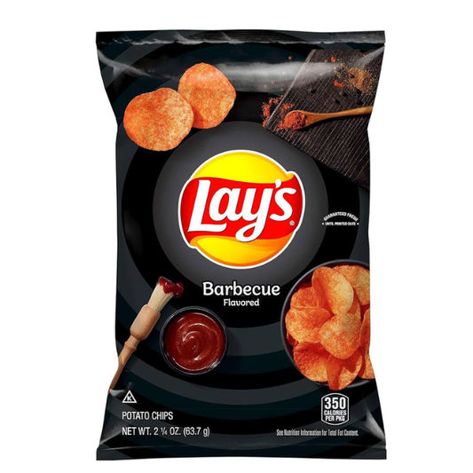 Lay's BBQ Potato Chips – 50 Count Pack
