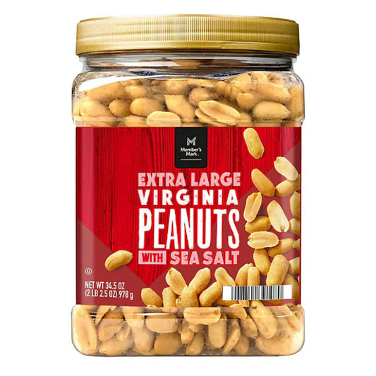 Member's Mark Extra Large Virginia Peanuts 34.5 oz