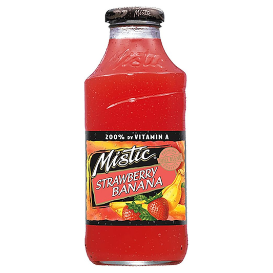Mistic Strawberry Banana Juice 16 oz – 12 Count Case