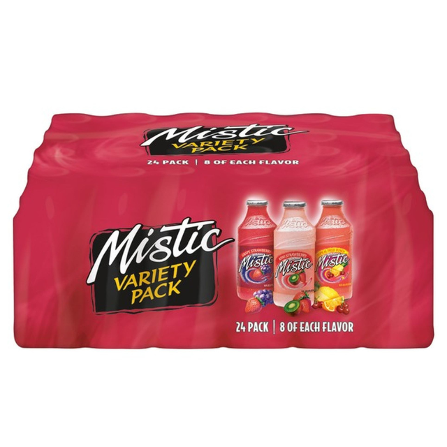 Mistic Mixed Juice Variety Case 16 oz Bottles