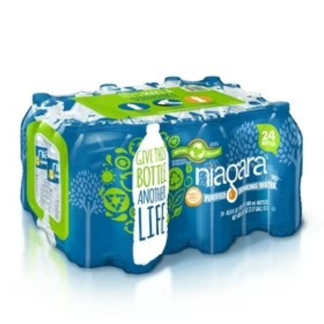 Niagara Purified Drinking Water 8 oz – 24 Count Pack