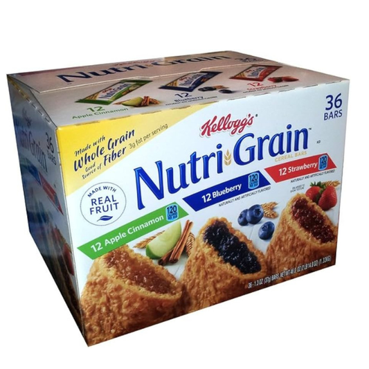 Nutri-Grain Bars Value Pack – 36 Count