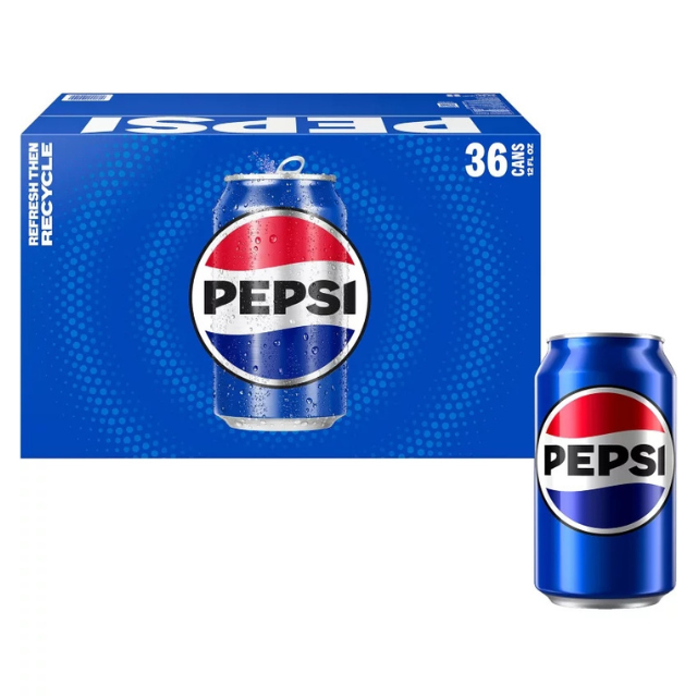 Pepsi 12 oz Can – 36 Count Pack