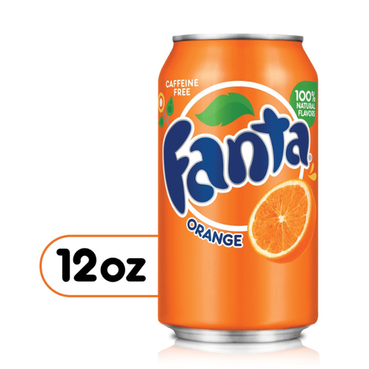 Single Orange Fanta 12 oz Can Soda